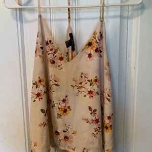 Floral tank top